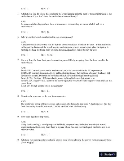 Test Bank For A+ Guide To Managing And Maintaining Your Pc, 8th Edition - Page 14 preview image