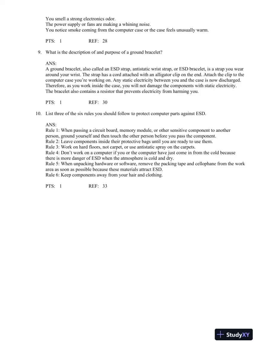 Test Bank For A+ Guide To Managing And Maintaining Your Pc, 8th Edition, page 8
