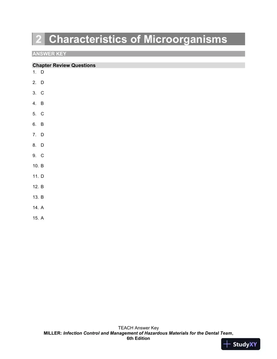 Solution Manual for Basics of Anesthesia, 6th Edition, page 3
