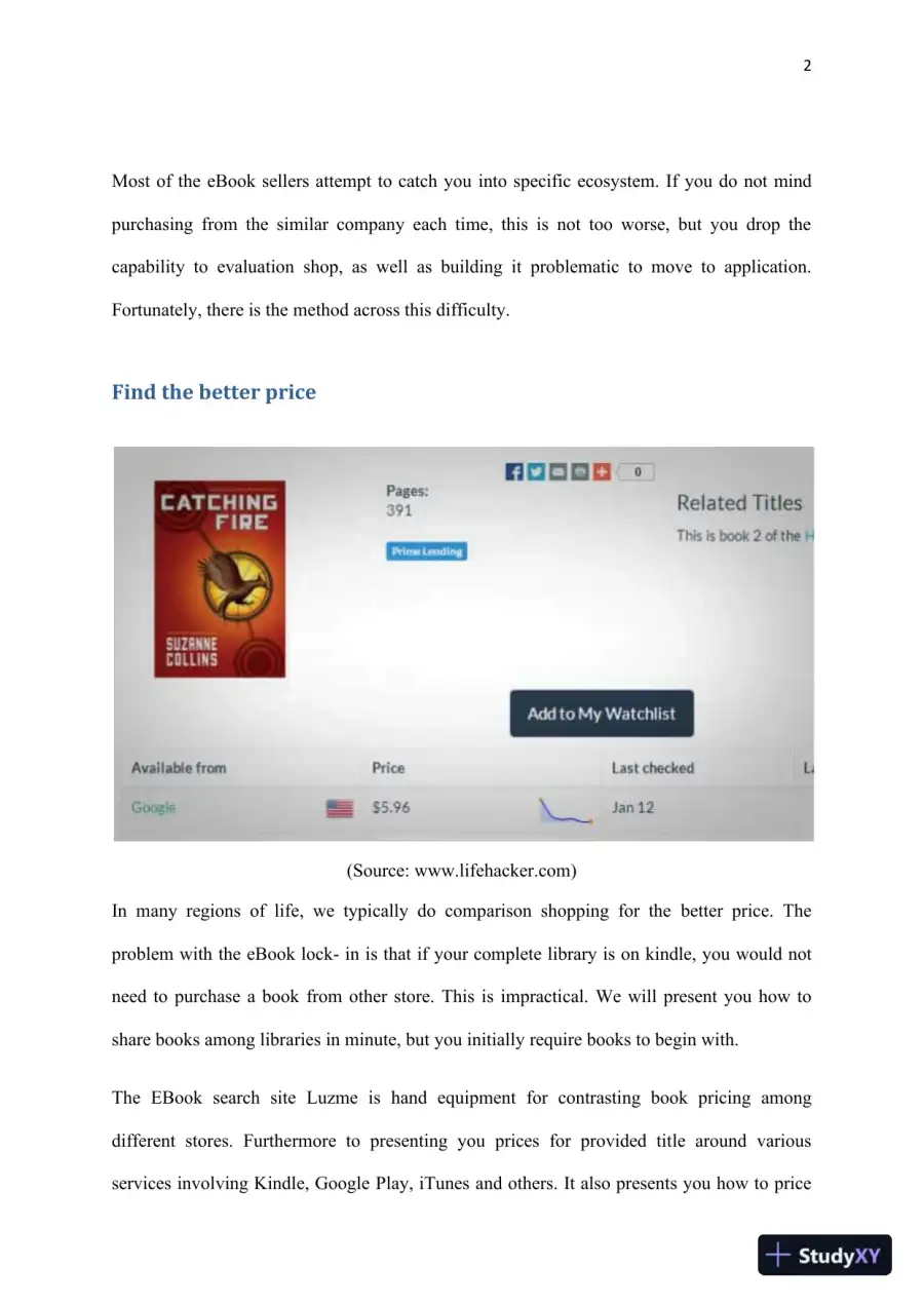 Overcoming E-Book Ecosystem Lock-In: Strategies for Unified Reading and Efficient Online Buying, page 3