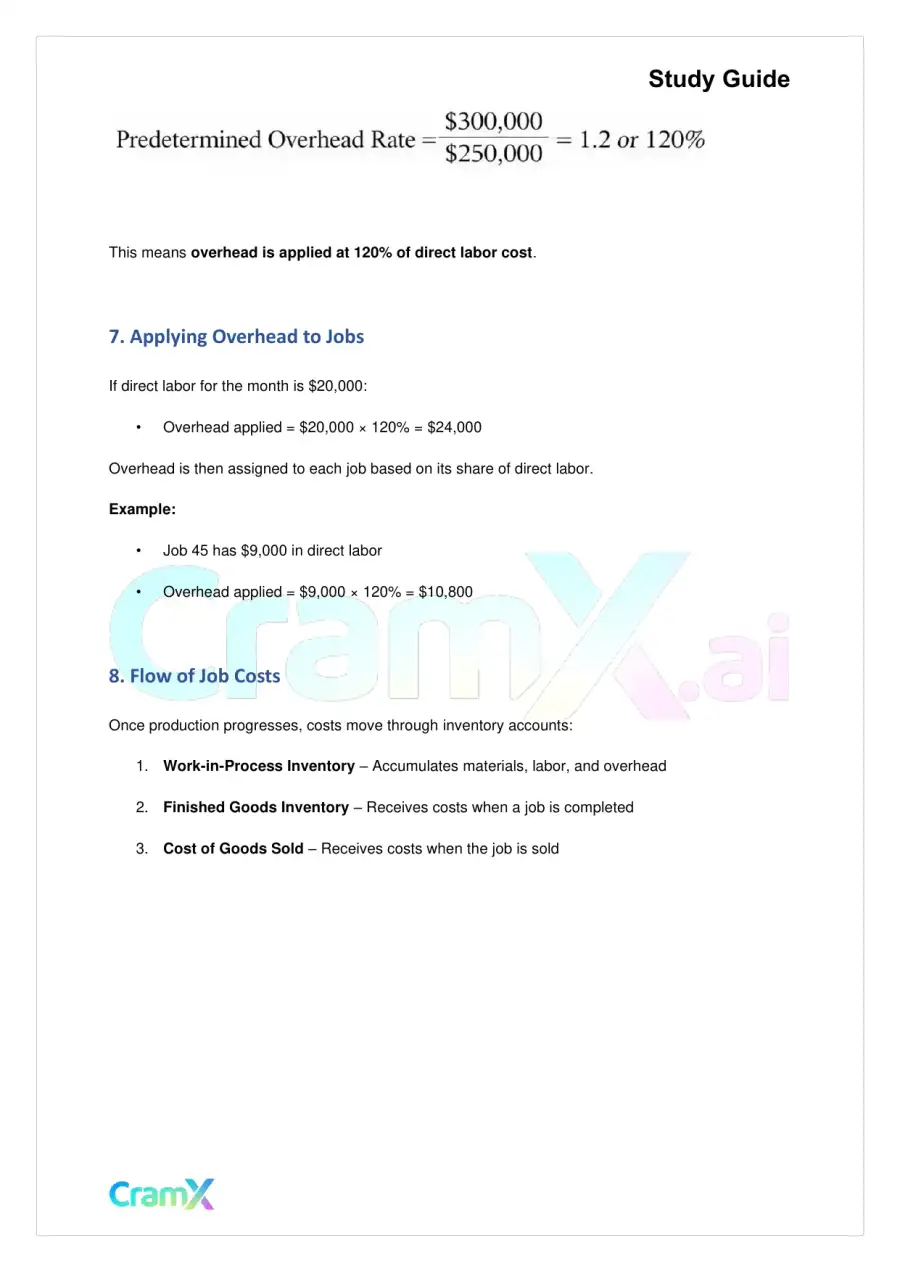 Accounting Principles II – Traditional Cost Systems, page 6