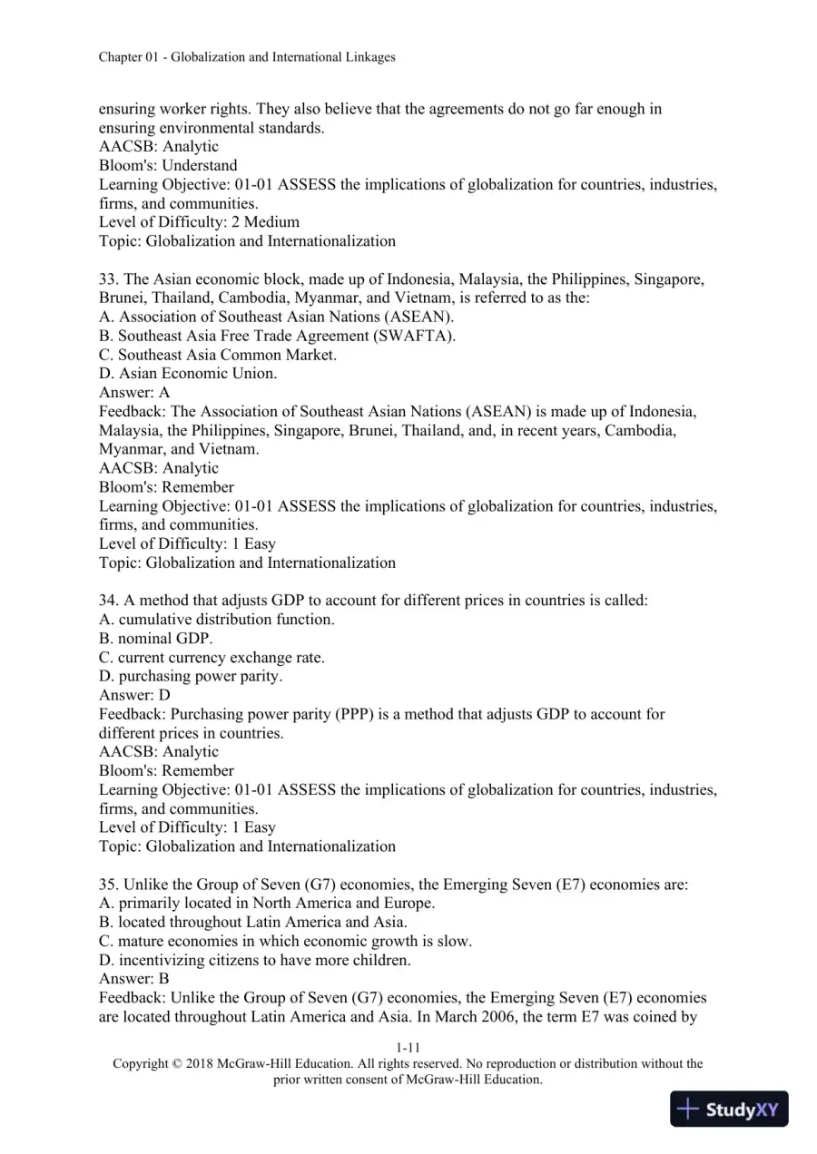 International Management: Culture, Strategy, and Behavior, 10th Edition Test Bank, page 12