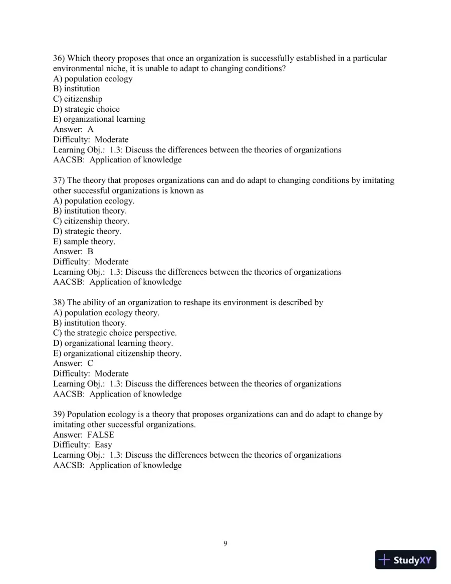 Test Bank for Concepts in Strategic Management and Business Policy: Globalization, Innovation and Sustainability, 15th Edition, page 10
