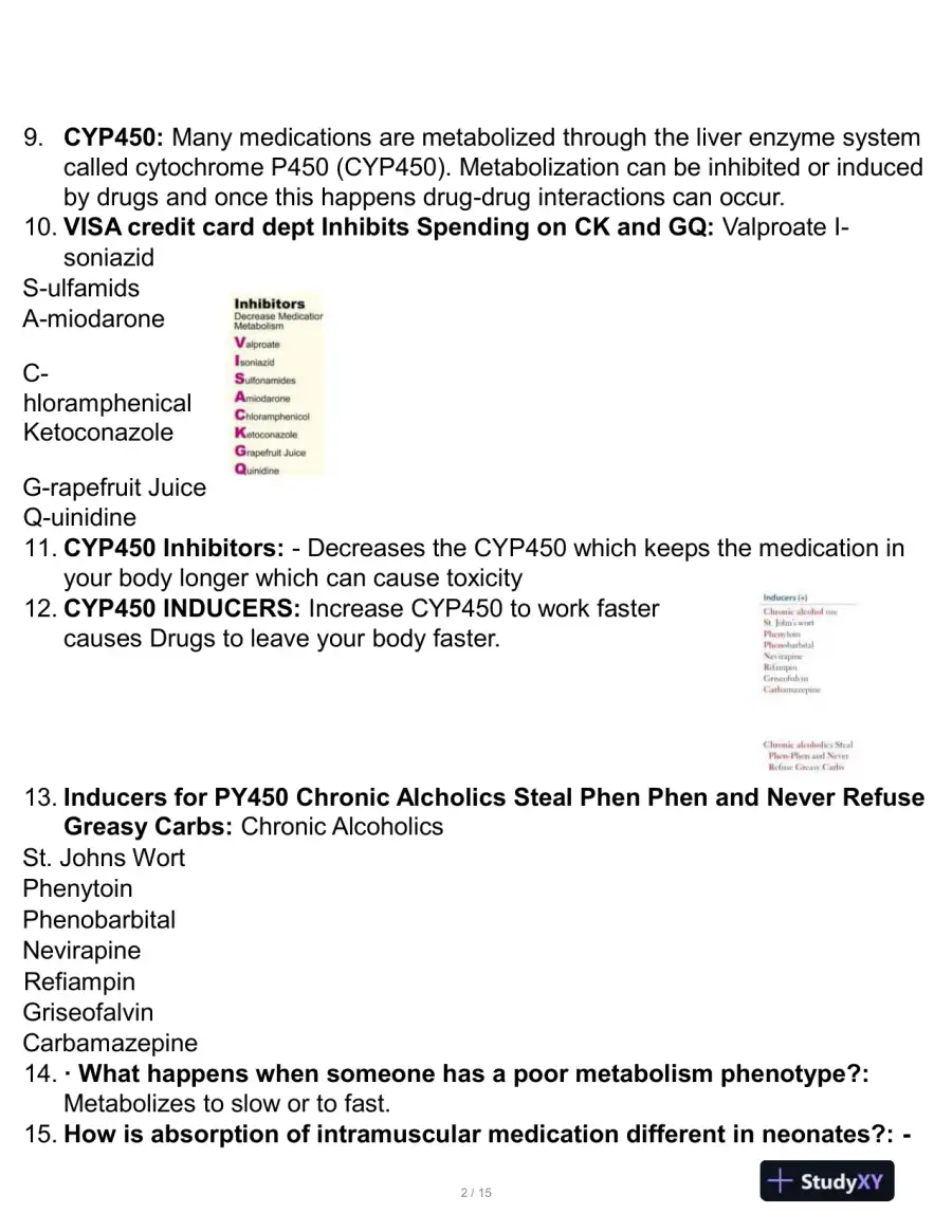 NR565 Pharmacology Midterm Exam With Answers (150 Solved Questions), page 3