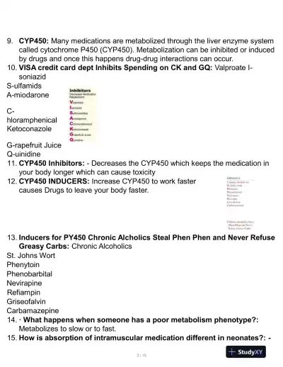 NR565 Pharmacology Midterm Exam With Answers (150 Solved Questions) - Page 3 preview image