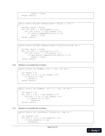 Solution Manual for Data Structures and Problem Solving Using Java, 4th Edition - Page 14 preview image