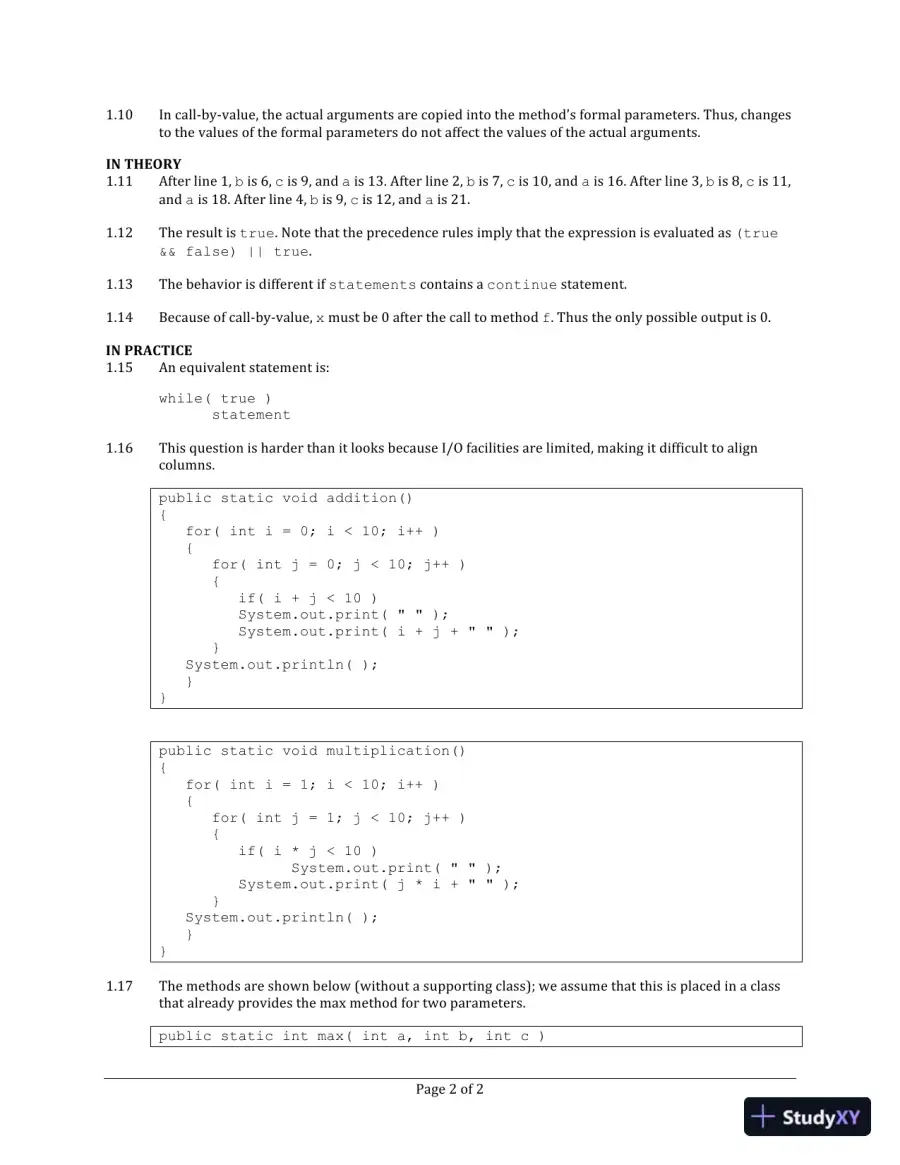 Solution Manual for Data Structures and Problem Solving Using Java, 4th Edition, page 3