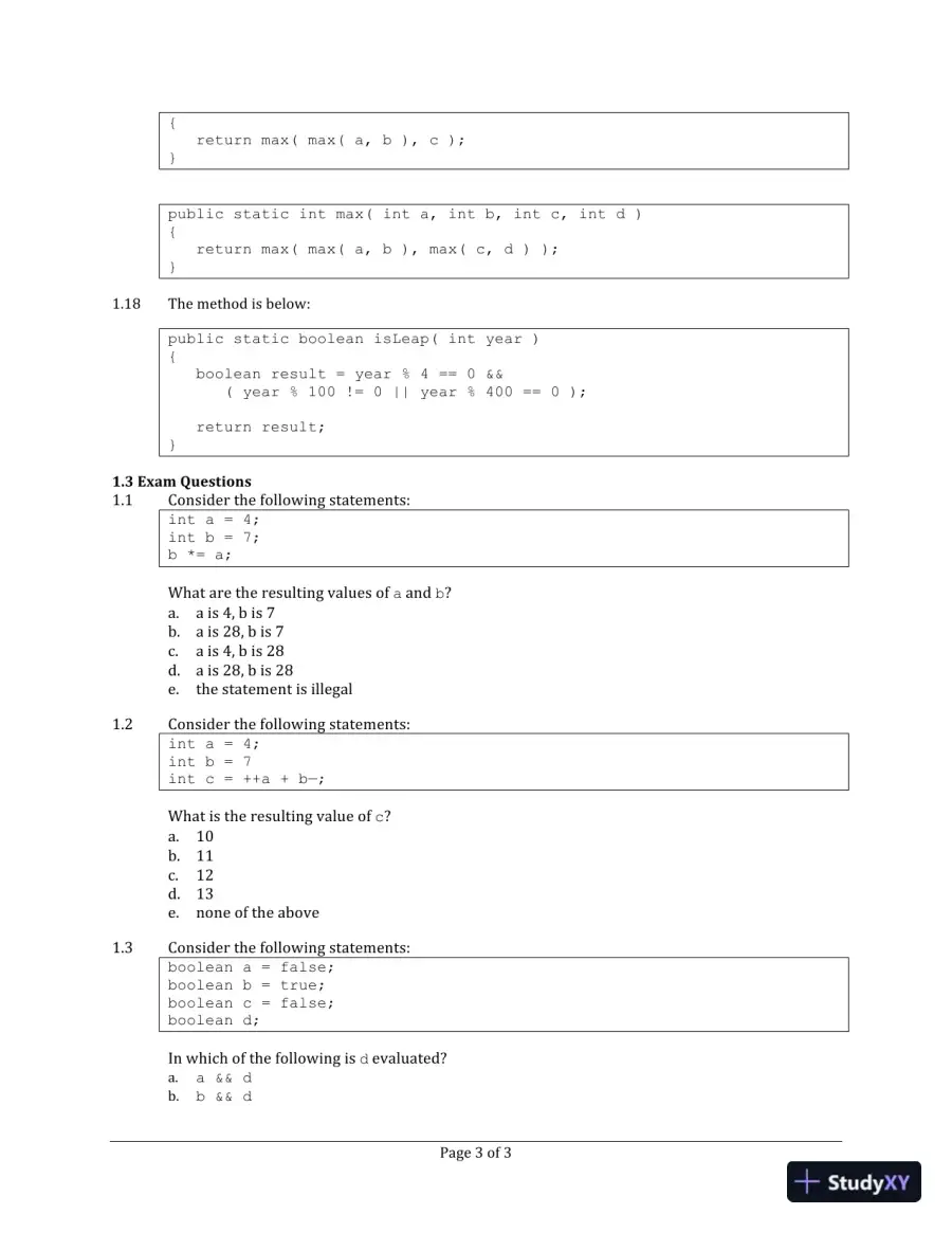 Solution Manual for Data Structures and Problem Solving Using Java, 4th Edition, page 4