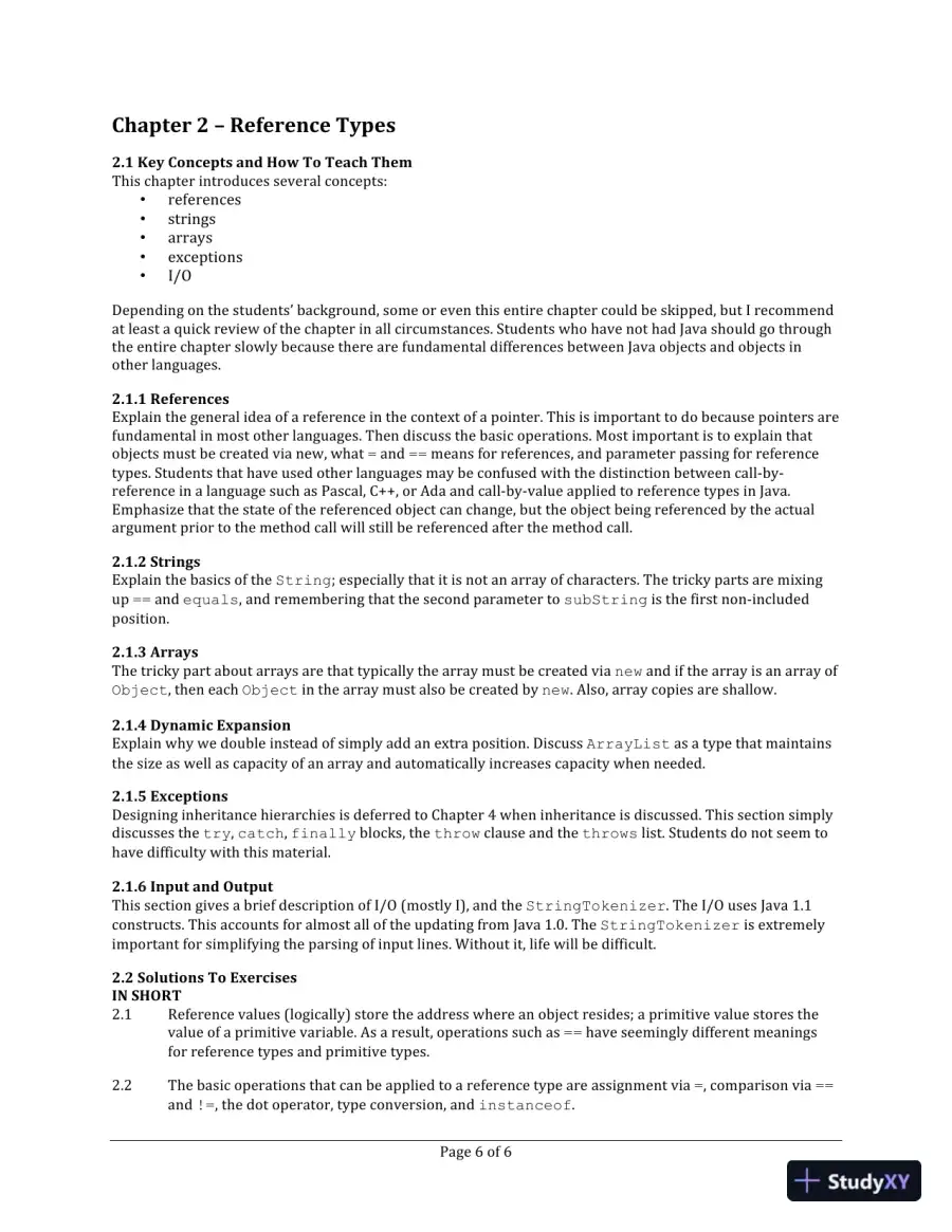 Solution Manual for Data Structures and Problem Solving Using Java, 4th Edition, page 7