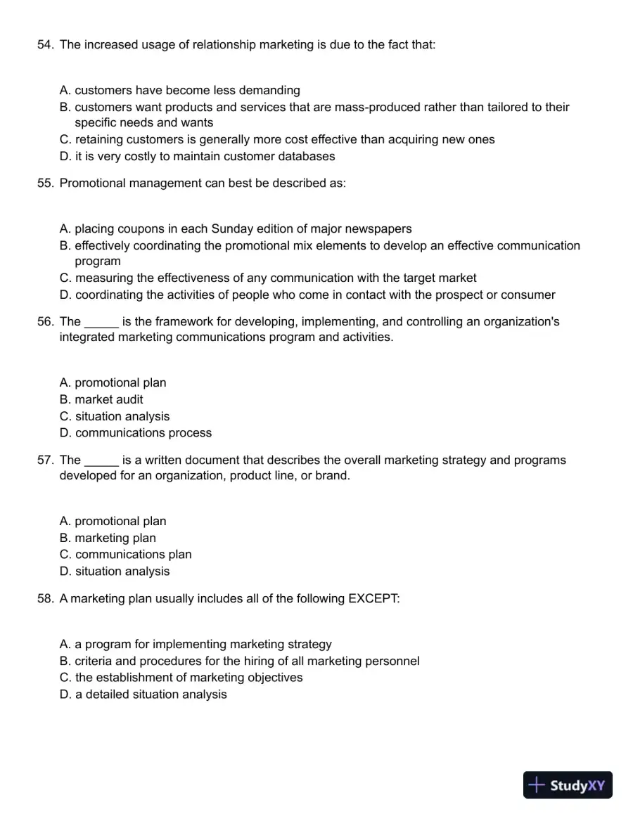 Advertising and Promotion: An Integrated Marketing Communications Perspective 5th Edition Test Bank, page 13