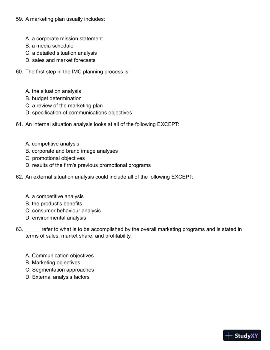 Advertising and Promotion: An Integrated Marketing Communications Perspective 5th Edition Test Bank, page 14