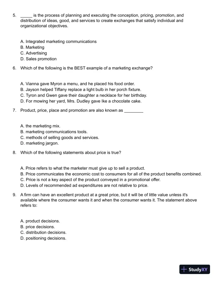 Advertising and Promotion: An Integrated Marketing Communications Perspective 5th Edition Test Bank, page 3