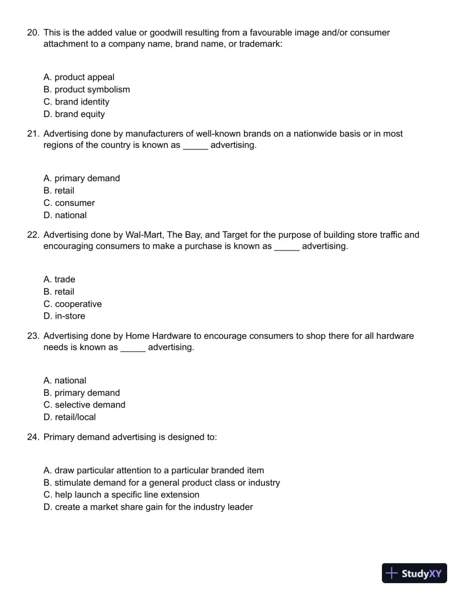 Advertising and Promotion: An Integrated Marketing Communications Perspective 5th Edition Test Bank, page 6