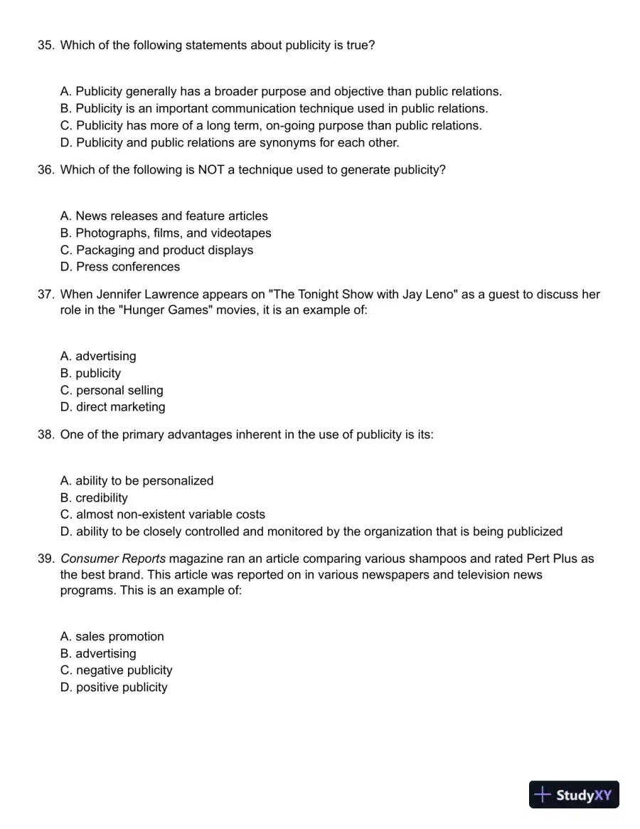 Advertising and Promotion: An Integrated Marketing Communications Perspective 5th Edition Test Bank, page 9