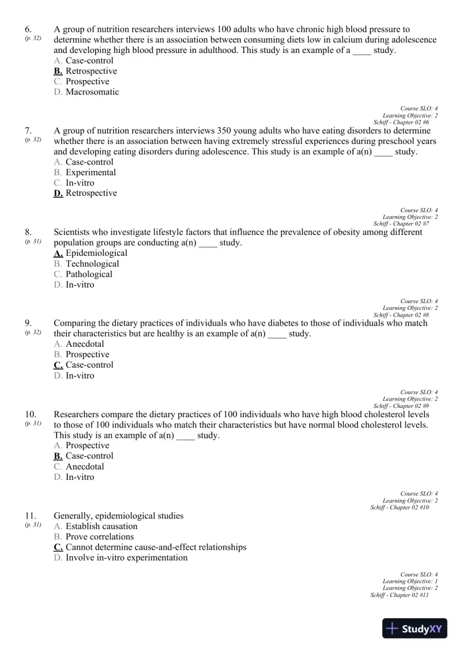 Nutrition for Healthy Living 1st Edition 2011 Test Bank, page 28