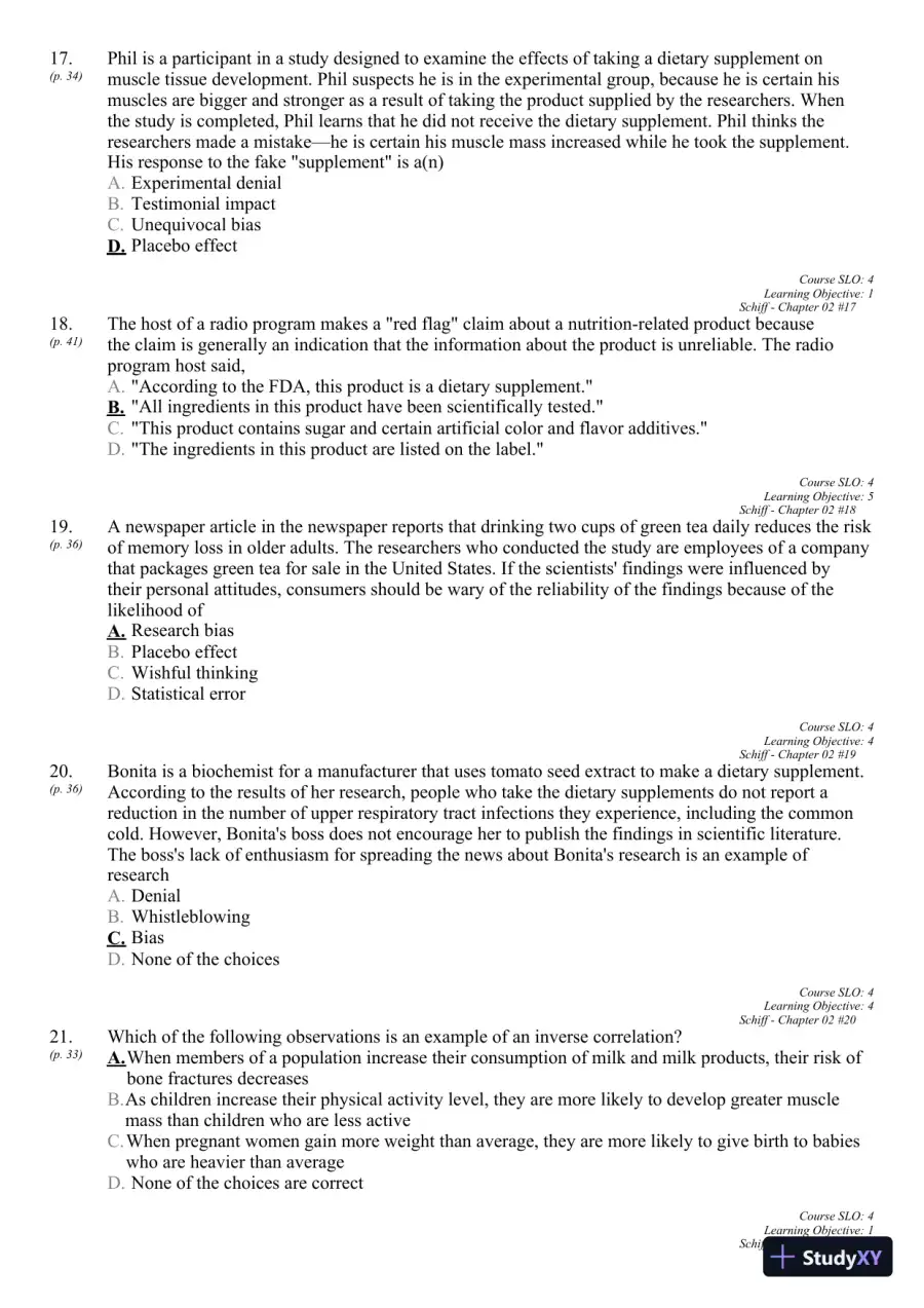 Nutrition for Healthy Living 1st Edition 2011 Test Bank, page 30