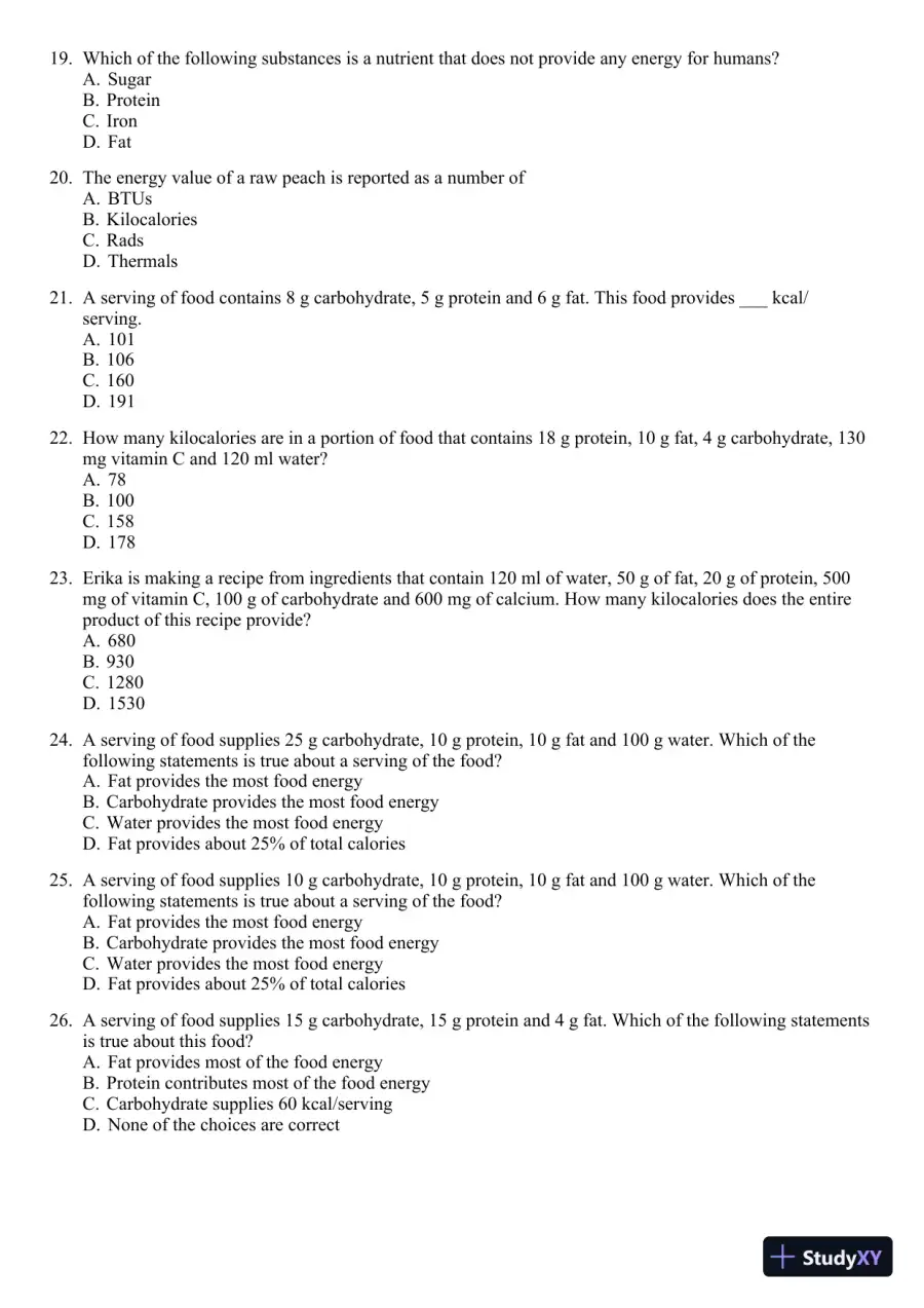 Nutrition for Healthy Living 1st Edition 2011 Test Bank, page 4