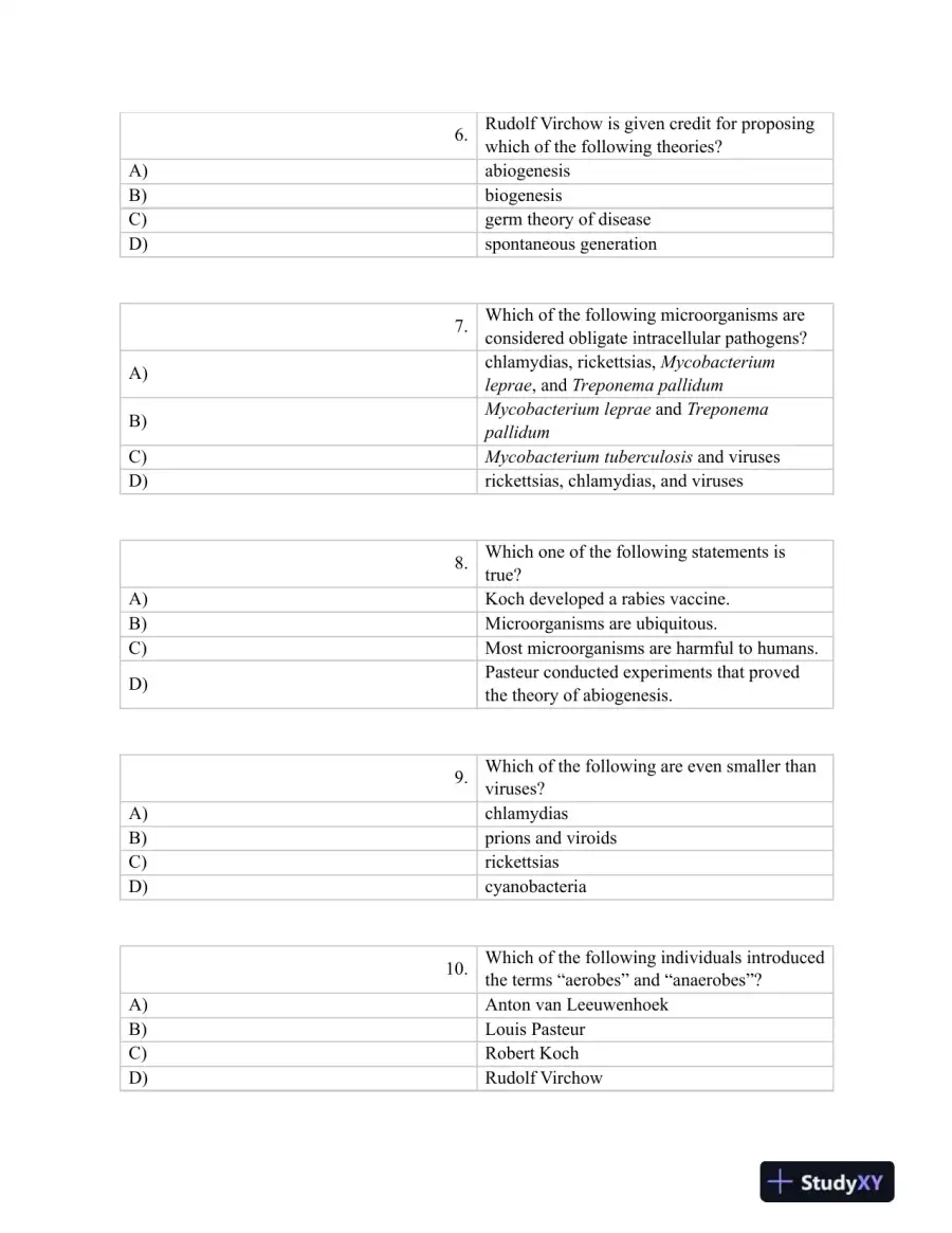 Test Bank For Burtons Microbiology for the Health Sciences, 9th Edition, page 3