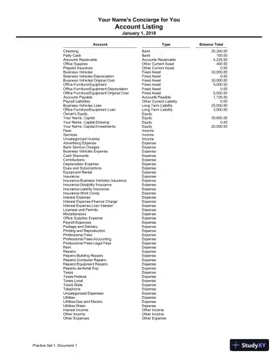 Solution Manual for QuickBooks Desktop 2018: A Complete Course, 17th Edition - Page 15 preview image