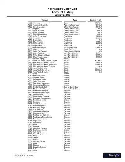 Solution Manual for QuickBooks Desktop 2018: A Complete Course, 17th Edition - Page 16 preview image