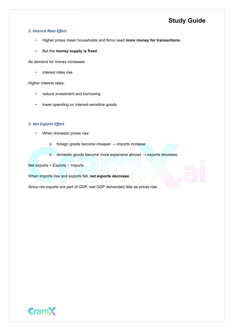 Economics - Aggregate Demand and Aggregate Supply, page 4