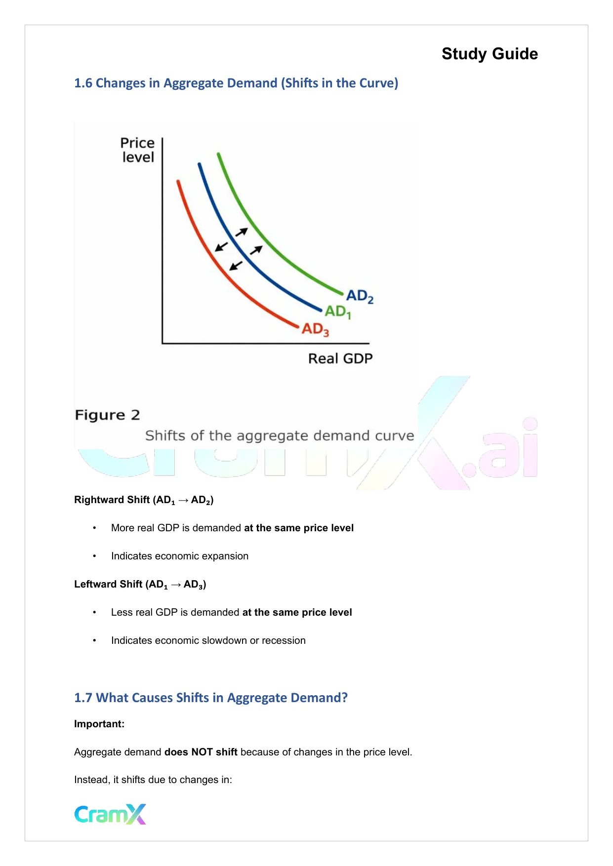 Economics - Aggregate Demand and Aggregate Supply - Page 5 preview image