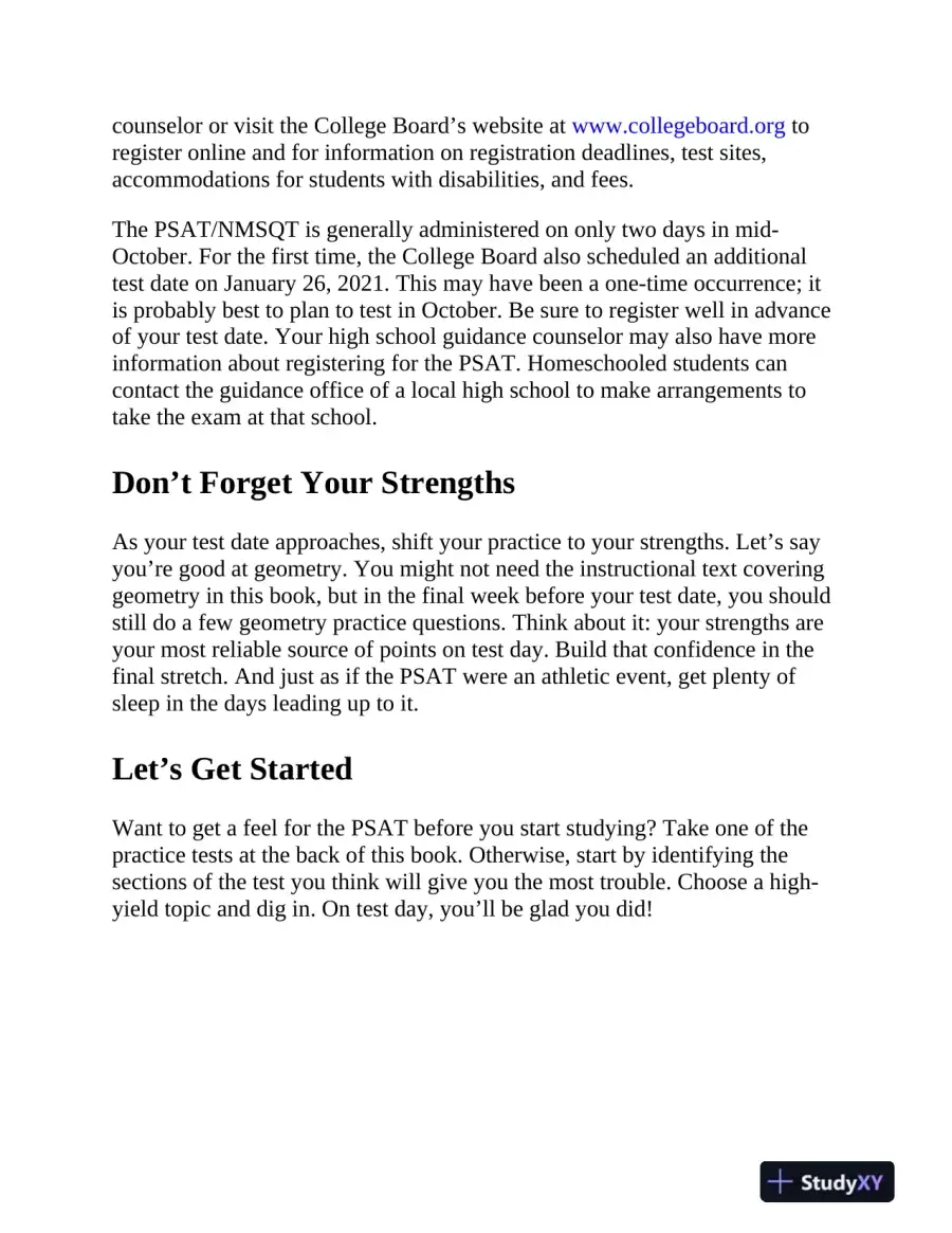PSAT/NMSQT Prep 2022 � 2023: 2 Practice Tests + Proven Strategies + Online (2022), page 16