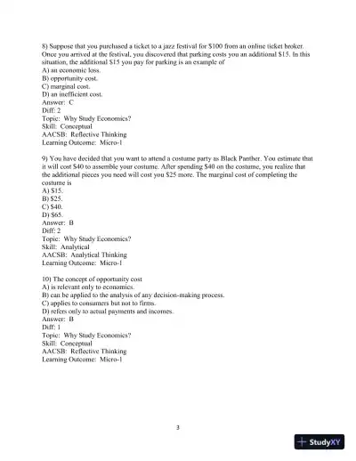 Test Bank for Principles of Economics, 13th Edition - Page 4 preview image