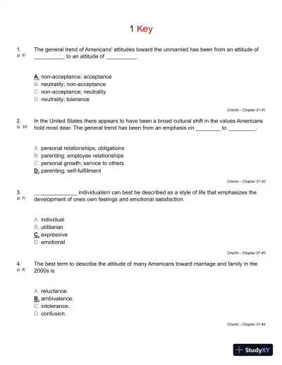 Public and Private Families: An Introduction 7th Edition Test Bank - Page 13 preview image