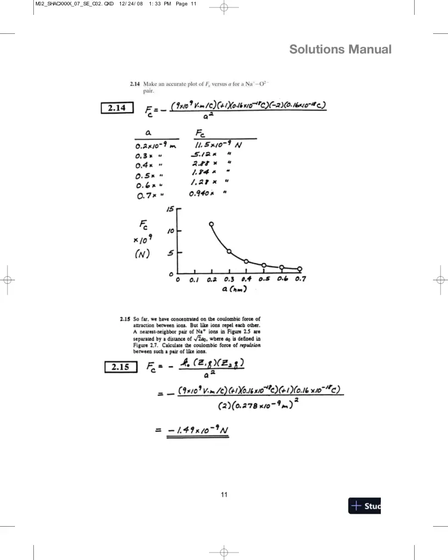 Solution Manual for Introduction to Materials Science for Engineers, 8th Edition, page 12