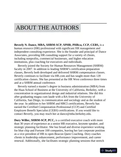 Shrm-Cp/Shrm-Scp Certification All-In-One Exam Guide (2023) - Page 11 preview image