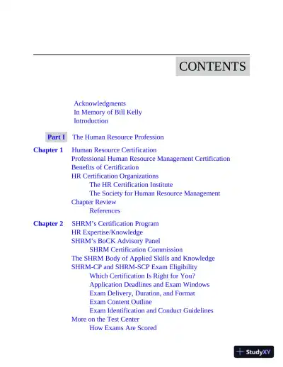Shrm-Cp/Shrm-Scp Certification All-In-One Exam Guide (2023) - Page 15 preview image