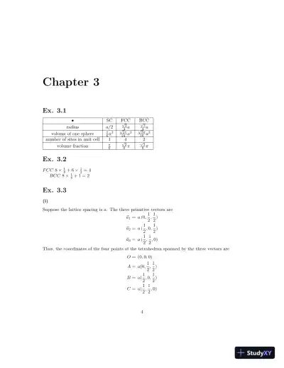 Solution Manual for Modern Condensed Matter Physics, 1st Edition - Page 5 preview image
