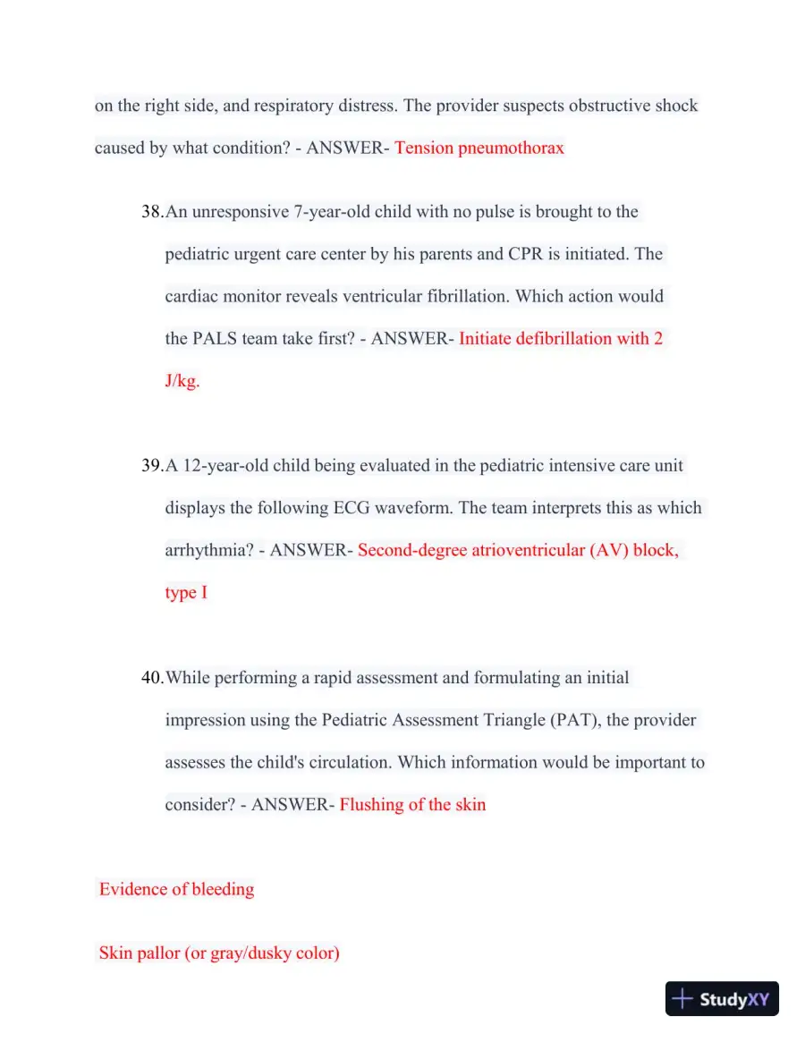 2022-2024 PALS Updated Final Exam with Answers (149 Solved Questions), page 12