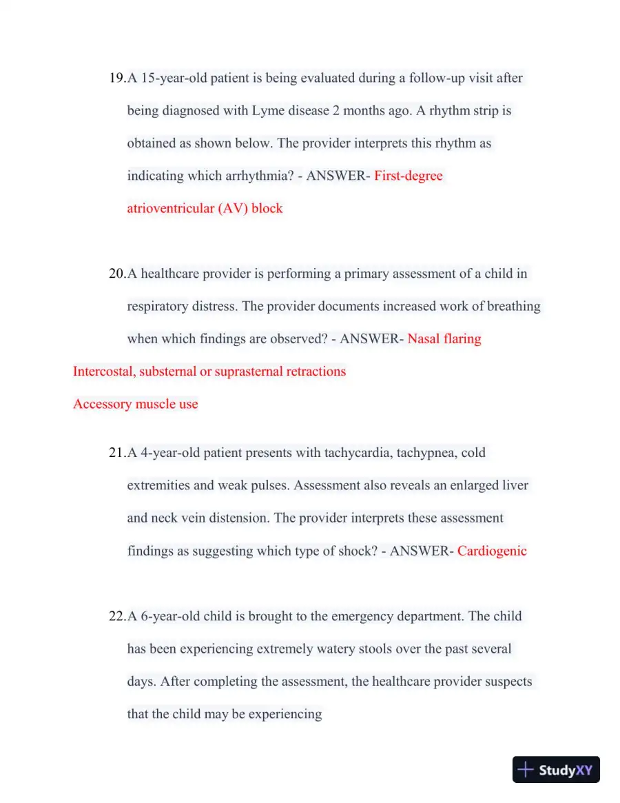 2022-2024 PALS Updated Final Exam with Answers (149 Solved Questions), page 7