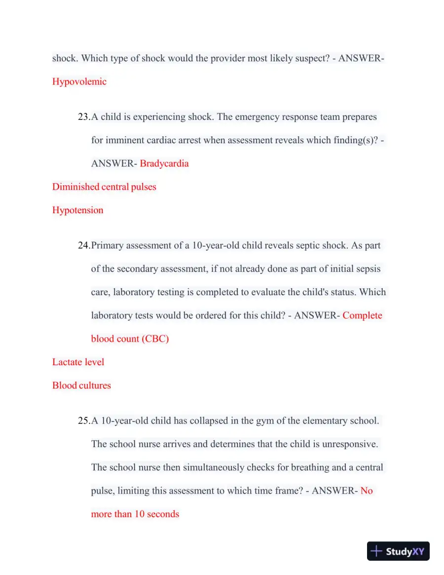 2022-2024 PALS Updated Final Exam with Answers (149 Solved Questions), page 8