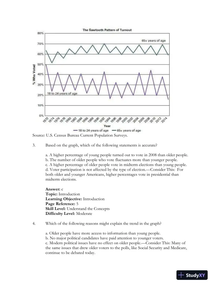 Government in America 17th Edition Test Bank, page 4