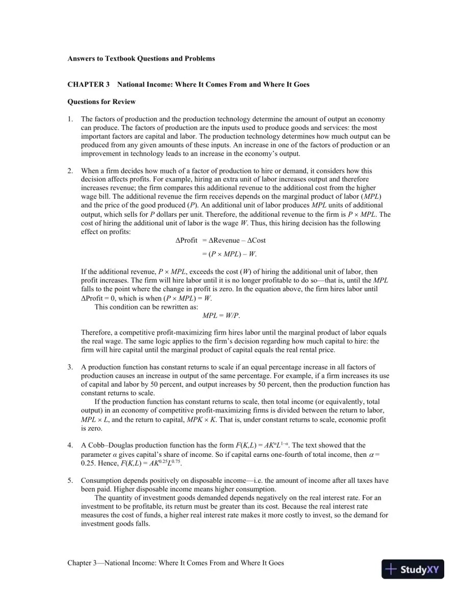 Solution Manual For Macroeconomics Ninth Edition, page 10