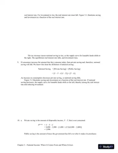 Solution Manual For Macroeconomics Ninth Edition - Page 18 preview image
