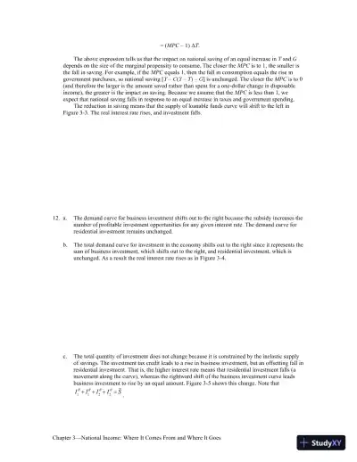 Solution Manual For Macroeconomics Ninth Edition - Page 20 preview image