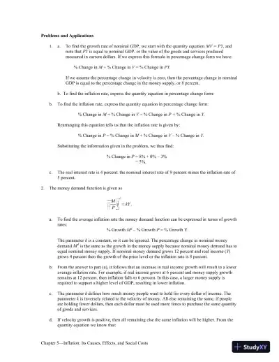 Solution Manual For Macroeconomics Ninth Edition - Page 31 preview image