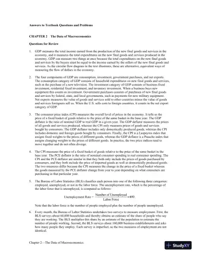 Solution Manual For Macroeconomics Ninth Edition - Page 4 preview image