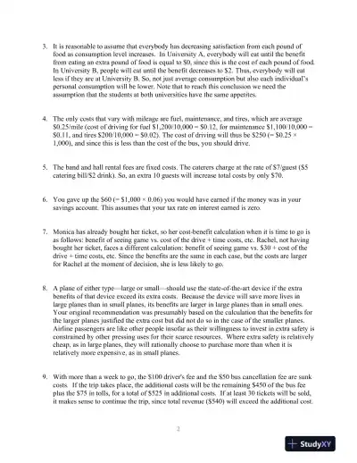 Solution Manual for ISE Microeconomics and Behavior, 10th Edition - Page 3 preview image