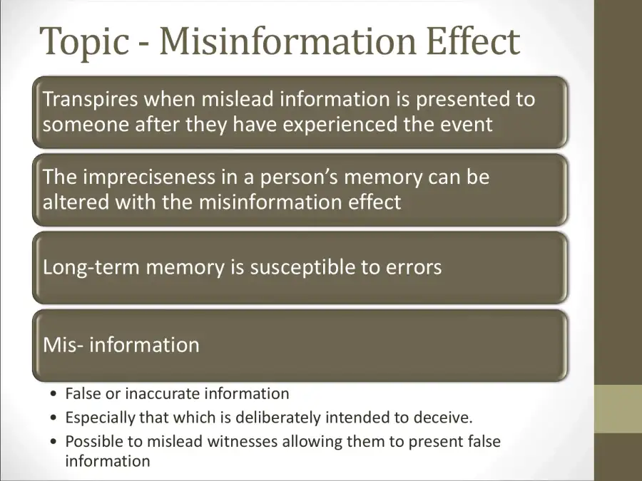 Literature Review Paper Misinformation Effect, page 2
