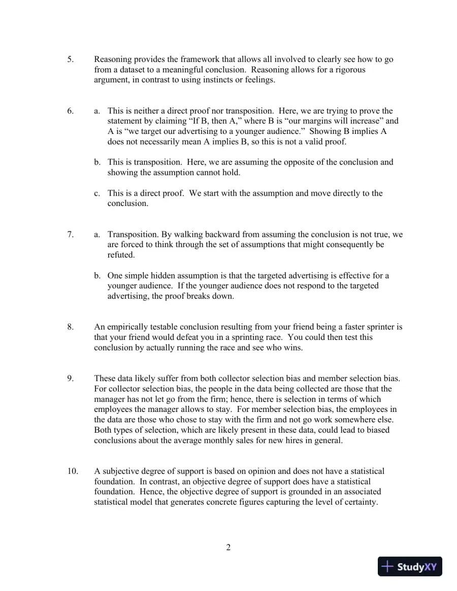 Solution Manual For Predictive Analytics for Business Strategy , 1st Edition, page 7