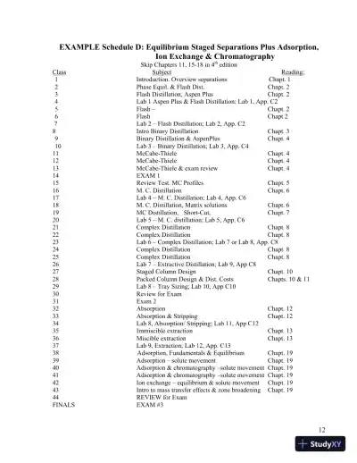 Solution Manual for Separation Process Engineering: Includes Mass Transfer Analysis, 4th Edition - Page 12 preview image