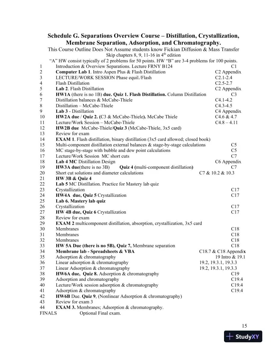 Solution Manual for Separation Process Engineering: Includes Mass Transfer Analysis, 4th Edition, page 15