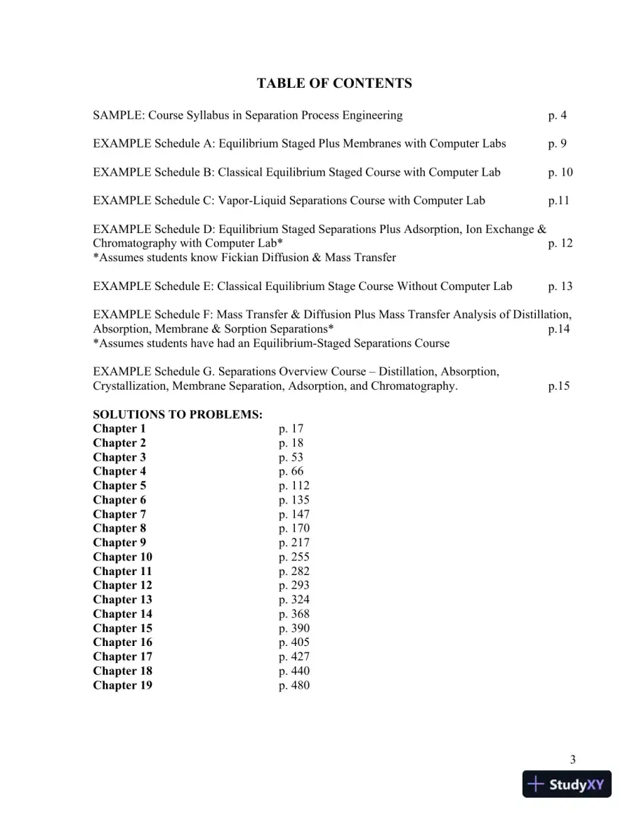 Solution Manual for Separation Process Engineering: Includes Mass Transfer Analysis, 4th Edition, page 3