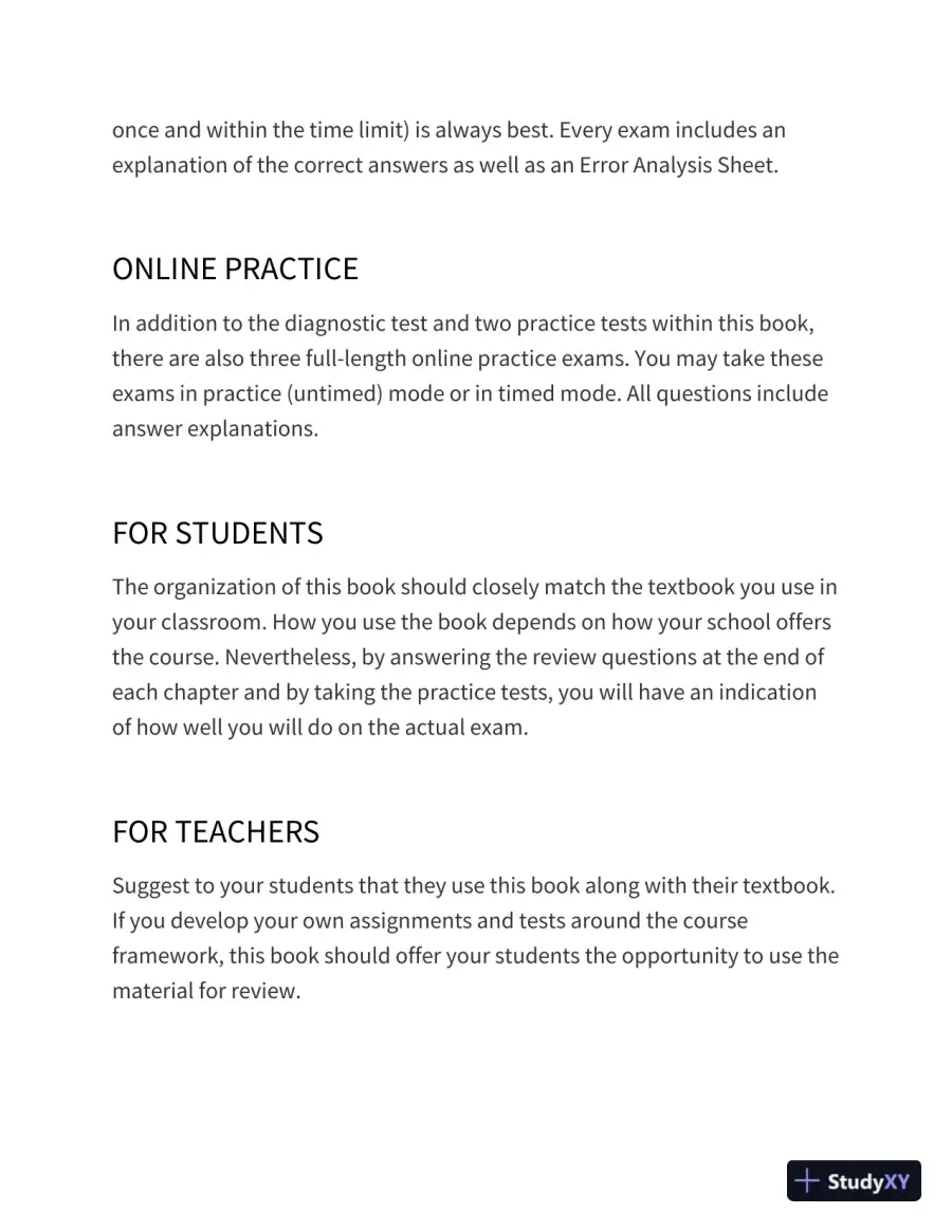 AP Psychology Premium, 2022-2023: 6 Practice Tests + Comprehensive Review (2022), page 16