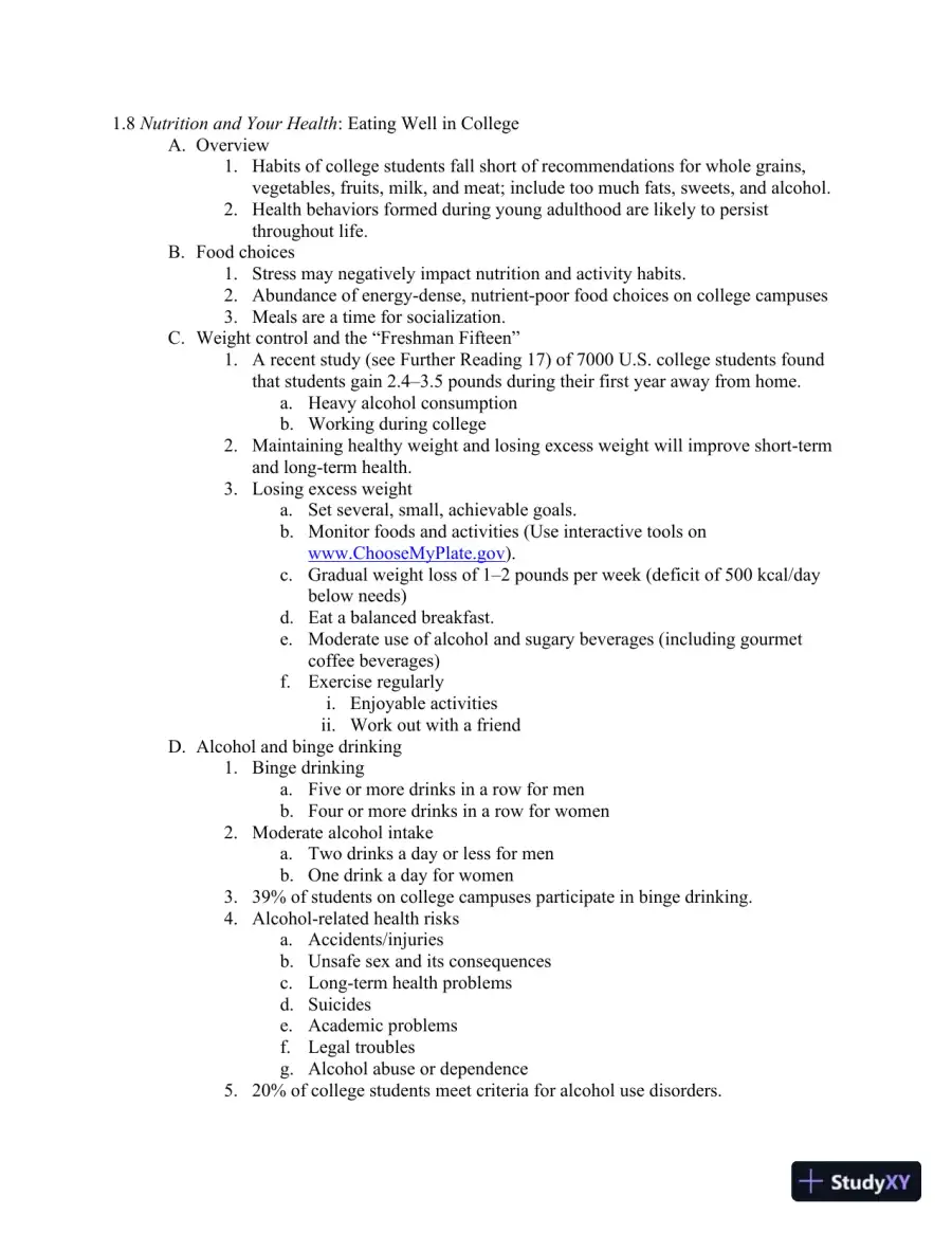 Lecture Notes For Wardlaw's Contemporary Nutrition, 11th Edition, page 11